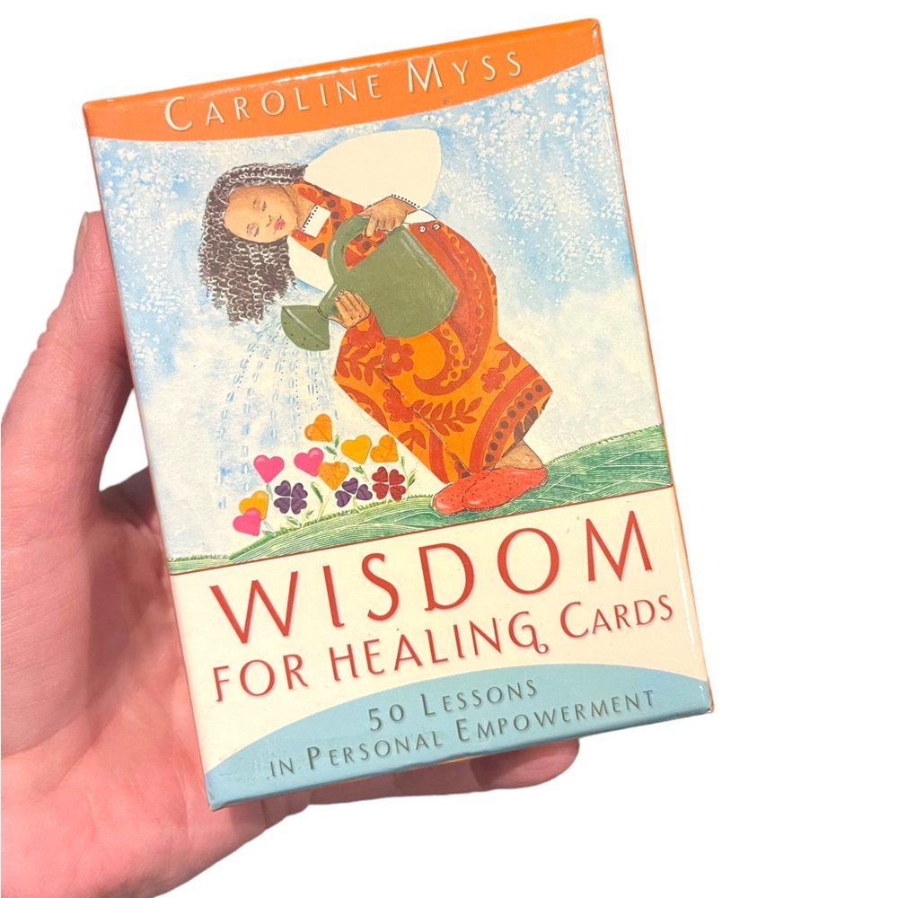 OOP HTF Wisdom for Healing Cards Caroline Myss New Age Hay House VG preownd
